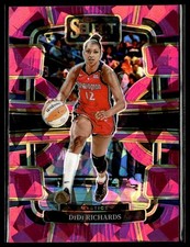 2024 Panini Select WNBA 59 DiDi Richards Washington Mystics Pink Cracked Ice