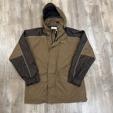 UPS Vintage Men's Windbreaker/Rain Jacket United Parcel Service Weargaurd Medium