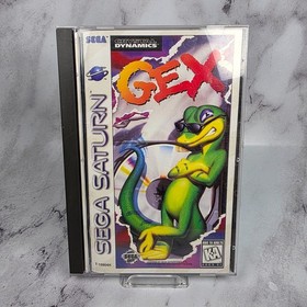 Gex (Sega Saturn, 1995) Authentic CIB Complete in Box with Manual Tested Nice!
