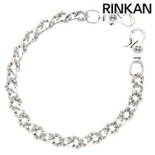 Chrome Hearts Fancy Long-2 2 Clip Long Silver Wallet Chain Men 12 28-1 6 Used 98