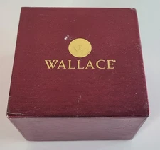 2003 Wallace Silversmiths Annual Silver Christmas Bell Ornament With Box