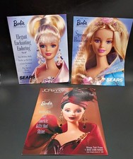 Lot of 3 Vintage Sears JC Penny Barbie Catalog Collectible Dolls Mattel 1997-98
