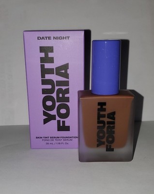 Youth Foria Skin Tint Serum Foundation Shade 540 Deep 1.18 Fl.Oz. Full Size New