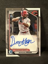 2024 Bowman Chrome - Prospect Autographs Bernard Moon #CPA-BMO (AU, RC)