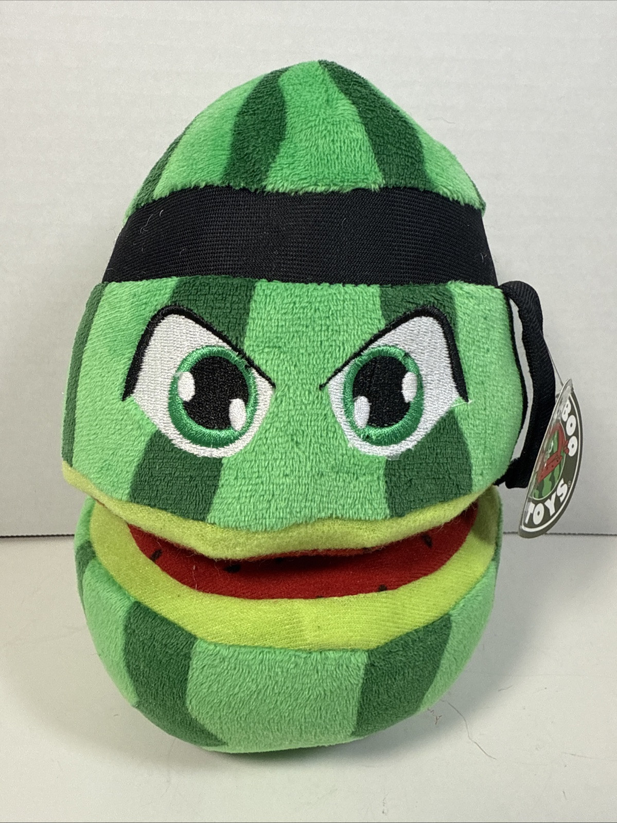 Hippie Fruit Ninja Watermelon 8 Inch Plush Stuffed Toy New with Tag