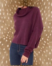 Hollister Cozy Knitted Sweater with Turtle Neck Size S