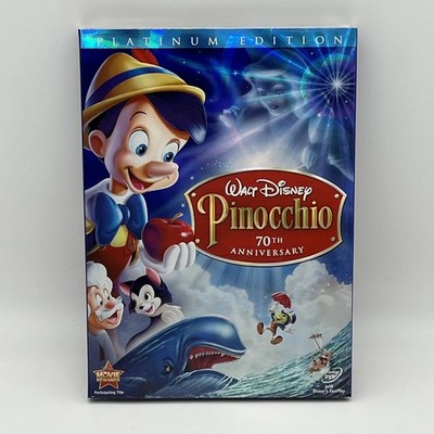 Pinocchio (DVD, 2009, Platinum Ed., 70th Anniversary) Brand New Sealed Disney