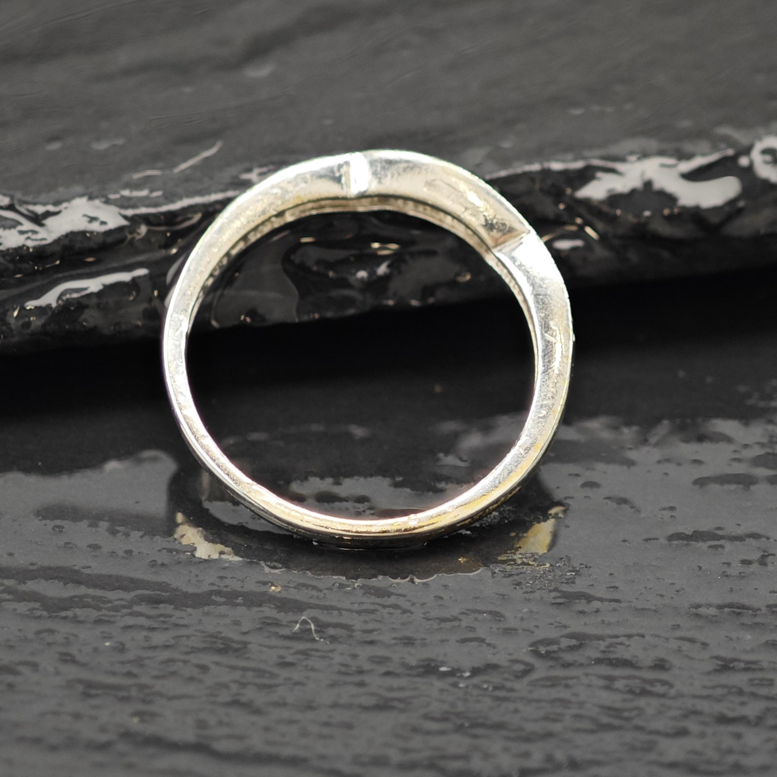 Stackable Yellow Diamond Ring Sterling Silver Siz… - image 7