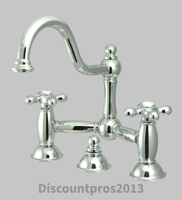   Elements Of Design ES3911AX Bridge Bathroom Faucet - Chrome   Open Box  