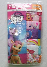 My Little Pony Girls' 7-Pack Classic Cotton Briefs DH3 Multicolor 6 NWT