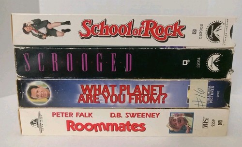 Vintage Lot of Comedy VHS Tapes/ Videos School Of Rock