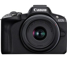 Image of CANON EOS R50 Mirrorless Camera with RF-S 18-45 mm f/4.5-6.3 - REFURB-A