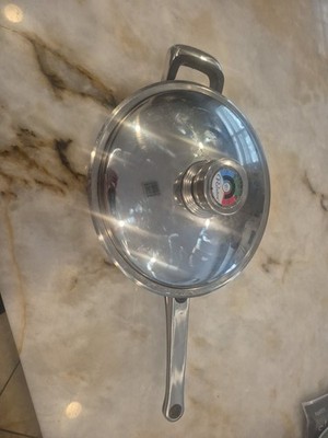 Rainbow Stainless Steel Nutri-thermic Compact Base 10'' Saute Pan W/ Lid
