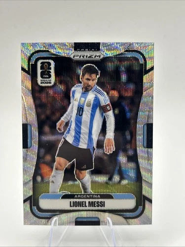 LIONEL MESSI 2026 Prizm FIFA World Cup World Cup Silver Wave Argentina #10