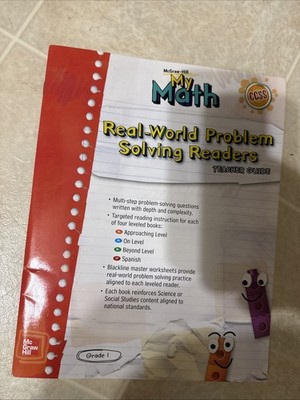MCGRAW HILL / MY MATH GR 1 / REAL WORLD PROBLEM SOLVING READERS ...