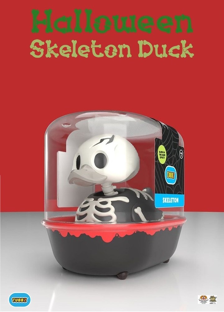 Halloween : Skeleton Duck ~ Tubbz 1st Edition Rubber Duck