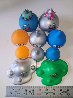Dragon Quest Slime Soft Vinyl Figur Set Selten Vintage Sammlerstück
