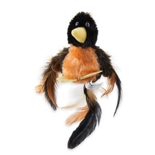 Plush Bird Cat Toy with Realistic Bird Sounds and Catnip Filled for Play