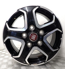 FIAT DUCATO 16" BLACK DIAMOND CUT ALLOY WHEEL 1399168080 (R1-H)