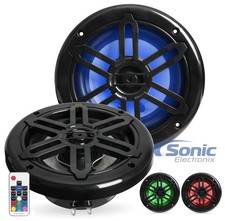 Open Box, Great - Belva BMRGBBK 250W RMS 6.5" 2-Way Coaxial Marine Speakers