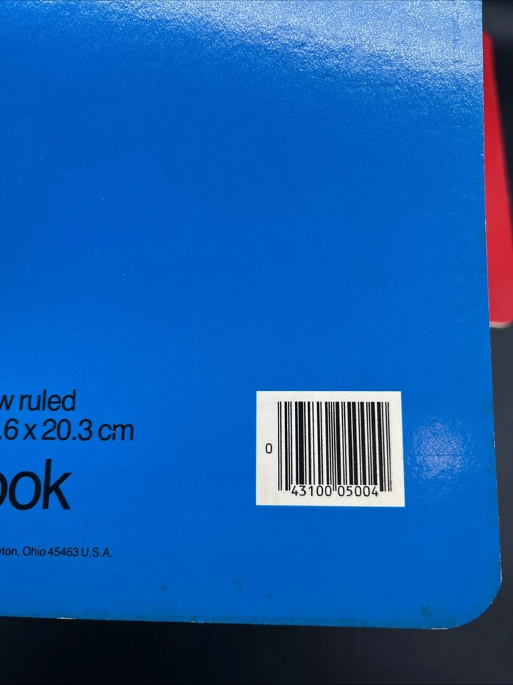 VTG Mead Notebook LOT The Spiral 40 Sheets College Rule One Subject 1970’s/80’s - Image 3 of 4