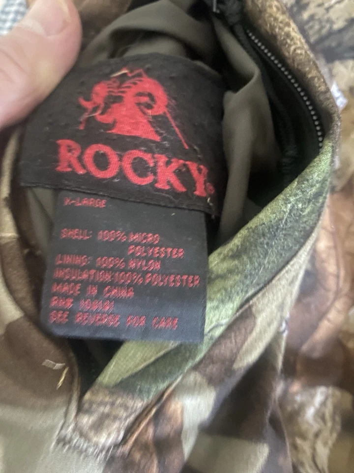 Men's Rocky Reversible Hunting Jacket Size XL Camo Advantage Timber Bomber - Image 4 of 4