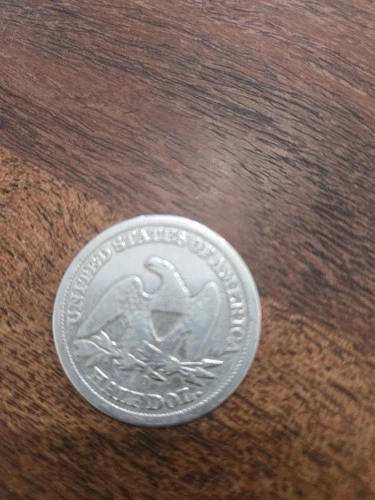 1854 o Seated Liberty Half Dollar Arrows