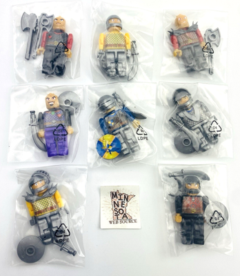 8) K'NEX Men Mini Figures – NEW OEM NOS – Rare | eBay