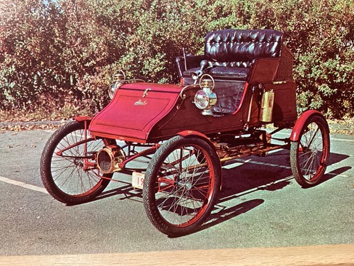 Stanley Steam Car (1903) - Vintage Postcard - Picture 2 of 3