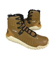 NEW Under Armour UA HOVR Dawn Waterproof 2.0 Boots Brown Mens 3025573-200