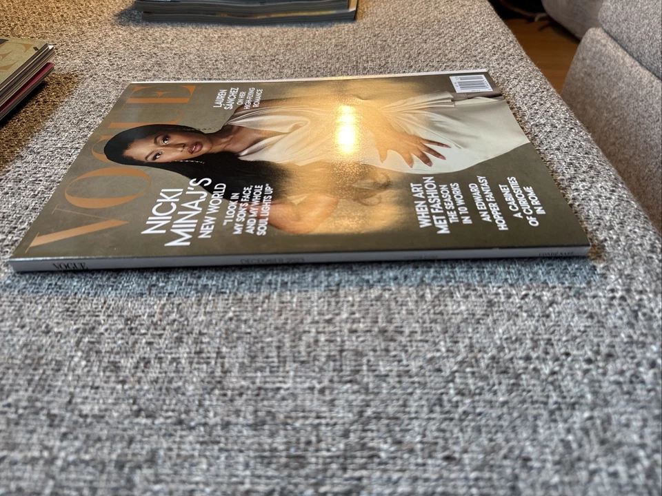 Vogue Magazine December 2023 Nicki Minaj Cover Women's Fashion Beauty 00s - Image 3 of 4