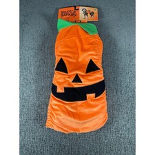 Boots Barkley Pumpkin Pet Costume Orange Jack-O-Lantern Large L Up to 80 lbs
