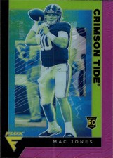 2021 Panini Chronicles Draft Picks Flux Base Silver Mac Jones Card #240