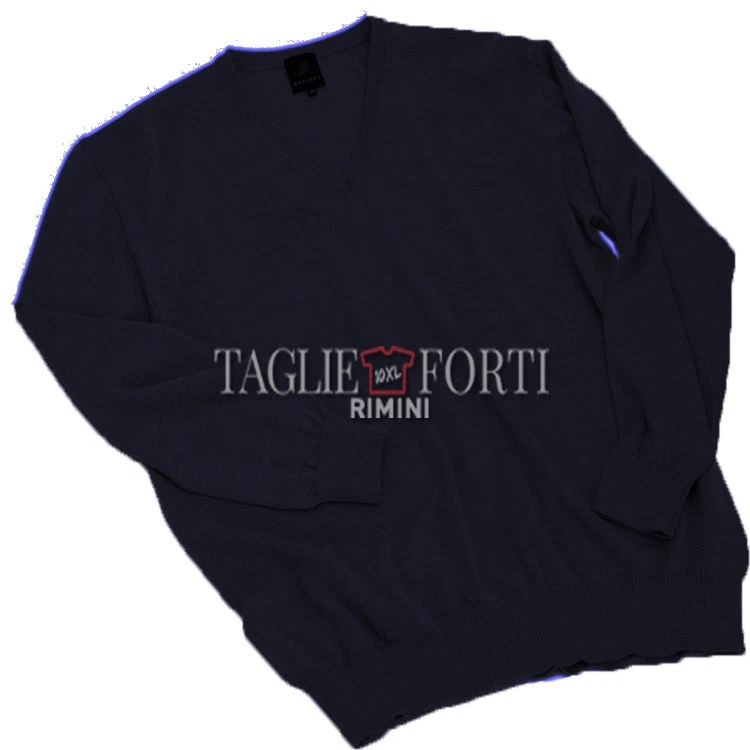 men's sweater plus size pure merino wool sweater V-neck sweater Maxfort