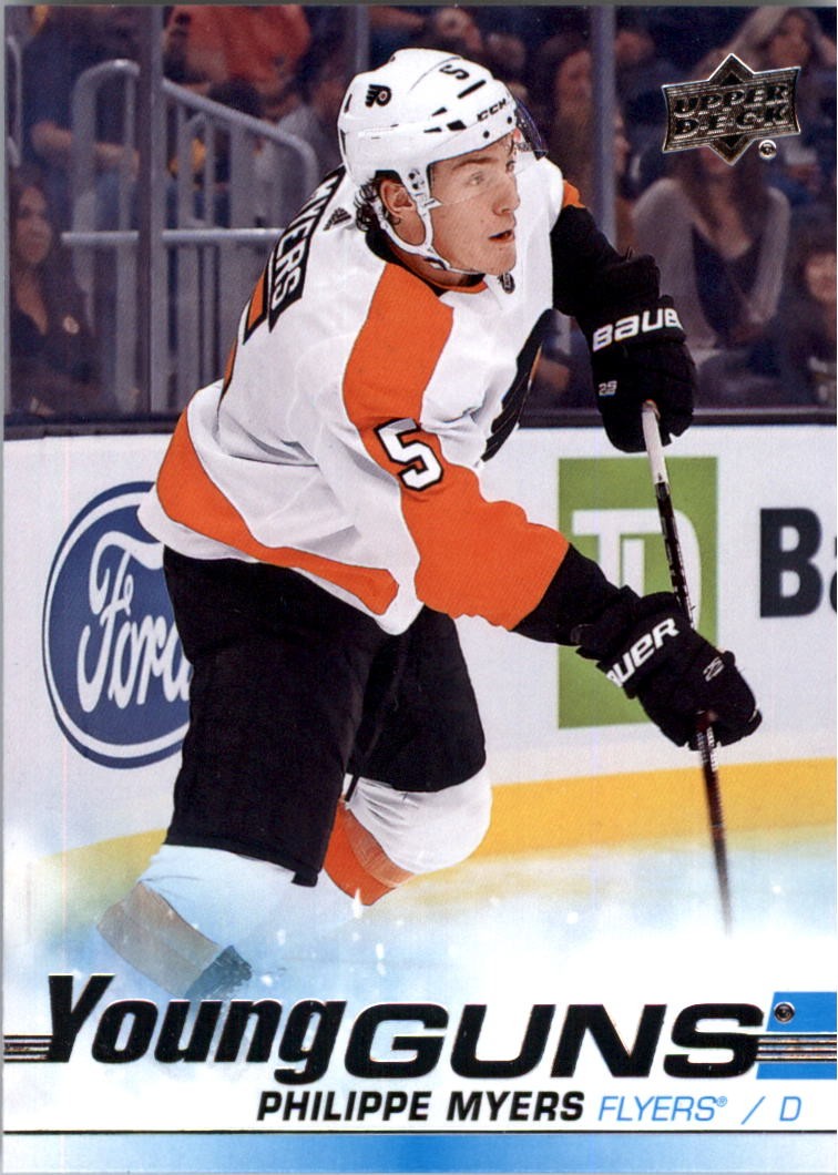 2019-20 Upper Deck #221 Philippe Myers YG RC - HKY