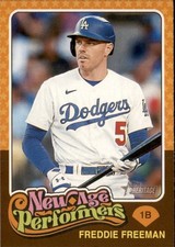 Freddie Freeman #NAP-7 Prices | 2024 Topps Heritage New Age