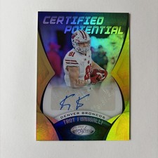 2018 Certified Potential Signatures Gold /25 Troy Fumagalli #CPS-TF (AU, RC)