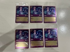 Lorcana Start Deck Promo Elsa Stitch Set 6 Pcs Exploring The Unknown
