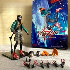 Spiderman Miles Morales PVC Action Figure Toy Across the Spider-Verse Collection