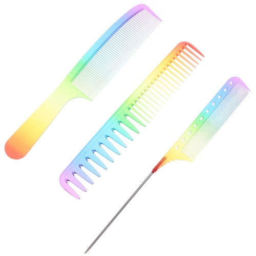 Appareils beauté santé,Brosse à cheveux licorne arc-en-ciel,peigne à