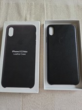 Apple Leather Case For iPhone XS Max 6.5" - Black MRWT2ZM/A Genuine