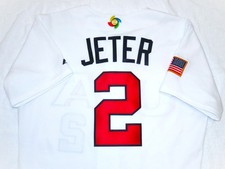 Authentic Majestic USA 2006 World Baseball Classic Derek Jeter Yankees Jersey