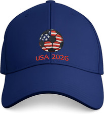 World Cup Soccer Hat 2026- Adjustable Baseball Cap Merchandise