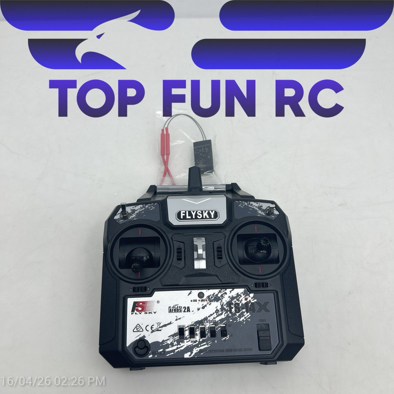 Flysky FS-i4X RC Transmitter Controller 6CH, 2.4GHz With 6 Channel Receiver