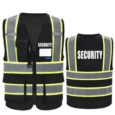 AYKRM Xsmall Black Security Vest for Men