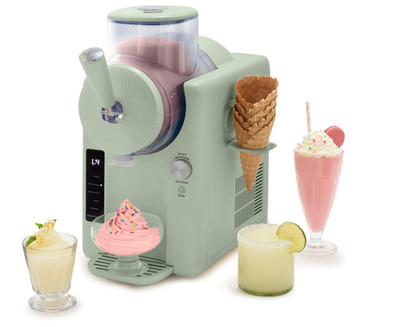GreenPan Frost Ice Cream Maker Frozen Drink Machine Pistachio Green Open Box