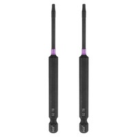 "2 StüCk T8 Torx Schraubendreherbit 1/4\" Sechskantschaft 4\" FüR Impact"