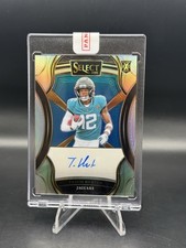Travis Hunter 2024 Panini Select XRC Rookie Auto Silver Prizm 49/99 Encased Jags