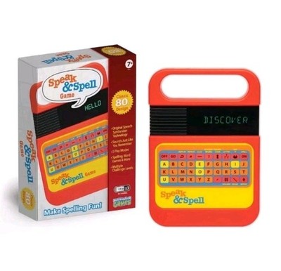 PlayMonster Speak & Spell Electronic Game Learning Toy Retro Handheld Ages 7+