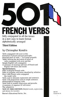 501 French Verbs (501 verbs series) by Kendris, Christopher Paperback Book The